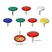 GMBYLBY Colors Thumb Tacks 100 Count Colors Roundness Push Pins Decorative Tacks for Corkboard Marking Maps