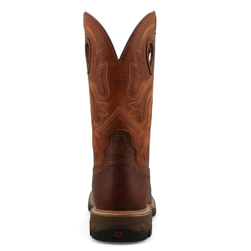 Image of Twisted X mens 12 inch Pull on Soft Toe Western Work Boot