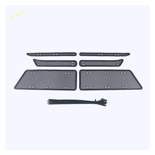 Pexorin Grille avant moustiquaire insertion maille décoration Protection couverture garniture voiture Stylin, for Civic, 10th 2016-2021 Moustiquaire anti-insectes pour calandre de voiture