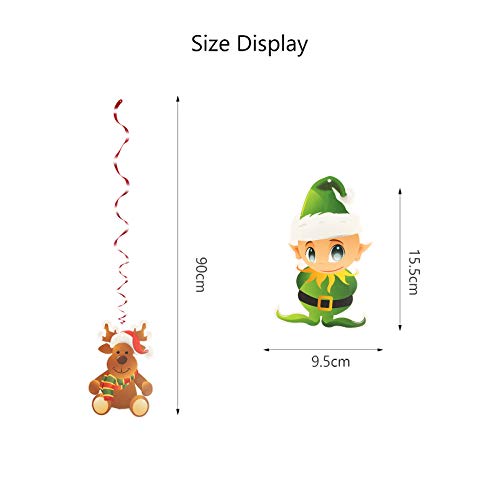 TAZEMAT 33 Pezzi Decorazioni Natale Appese