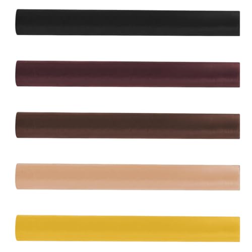 OUDQFCJ 5 Piezas Kit de Reparación de Laminado y Parquet, Reparador de Madera con Cera para Madera, Masilla Reparadora para Puertas de Madera, Mesas y Armarios