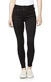 WallFlower Women's Sassy Skinny High-Rise Insta Soft Juniors Jeans (Standard and Plus), Noir, 9