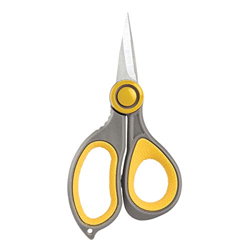 Braided Line Scissors | Non-Slip Fishing Scissors - Stainless Steel Serrated Blades