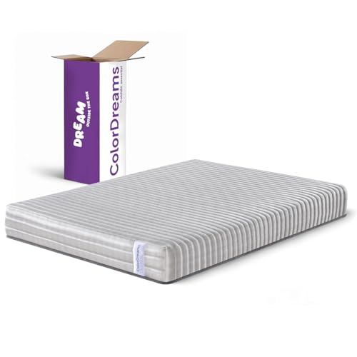 La mejor comparación de Coppel Camas y Colchones los más solicitados. 50 COLORDREAMS | Colchón Matrimonial en Caja 135x190x14 cm – Foam y Resortes Bonnell – Espuma de Alta Densidad - Antiácaros e Hipoalergénico – Firmeza Justa – 5 Capas