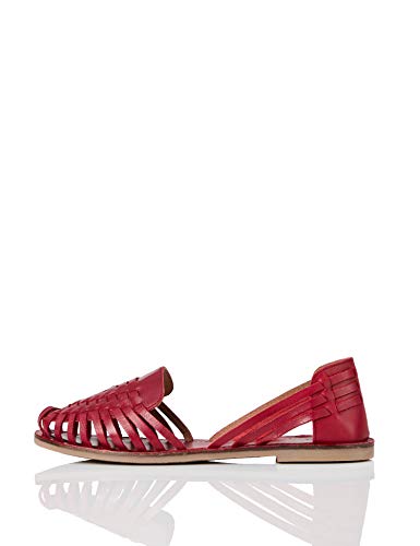 find. Hurrache Sandalias con Punta Cerrada, Rot (Currant), 39 EU