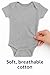 Brain Juice Tees My Reign Has Begun Baby Onesie | Fantasy RPG Infant Bodysuit | Geeky Gift for Baby (Heather Gray, 0-3 Month)