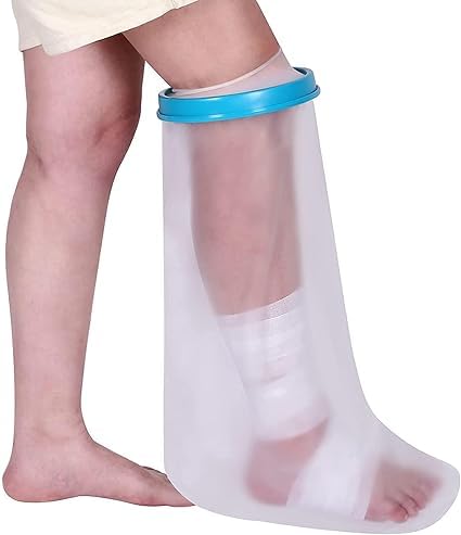 JAMBUVANTI Waterproof Cast Covers for Shower –Leg Protector to Keeps Dry of Wounds, Bandage, Dressing Watertight Shower Cast Shower Protector, ound Protector for Broken Leg, Knee, Foot, Ankle,Burns