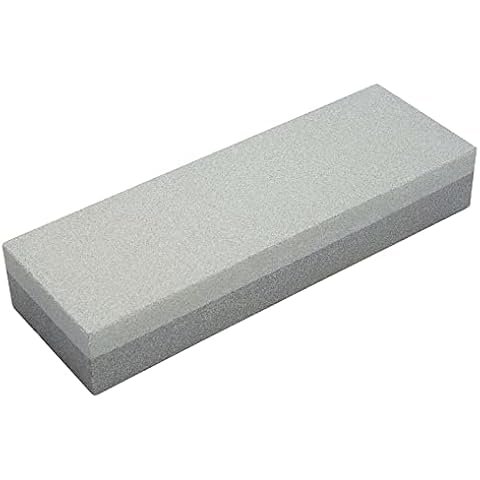 Knife Sharpening Stone 200mm Double-Sided Sharpener Fine Medium Grit Whetstone Cover