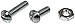 Dorman 784-600D Machine Screw With Nuts - 3/16 In.-24 X 1/2 In., 3/4 In., 24 Pack