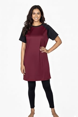 Image of ANJOR Swimming Tights & Long Half Sleeves Tshirt for Women