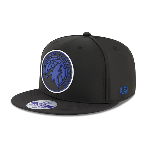 Ultra Game Youth NBA Official Ultimate Snap Back Baseball Cap Hat Minnesota Timberwolves Black One Size