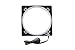Phanteks PH-FF120RGBP_BK01 Halos RGB Fan Frame High density LEDs RGB 120mm fan mounting ,Black