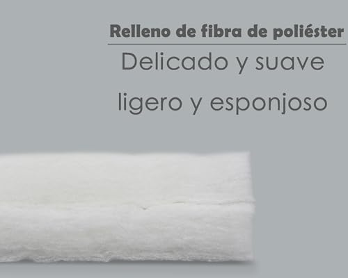 HOMEYA - Edredón de Fibra 300gr/m2 - Edredón Cama 135, Edredón Bicolor Reversible 220x220cm, Relleno Nordico 100% Poliester, Gris/Gris Claro - imagen 6