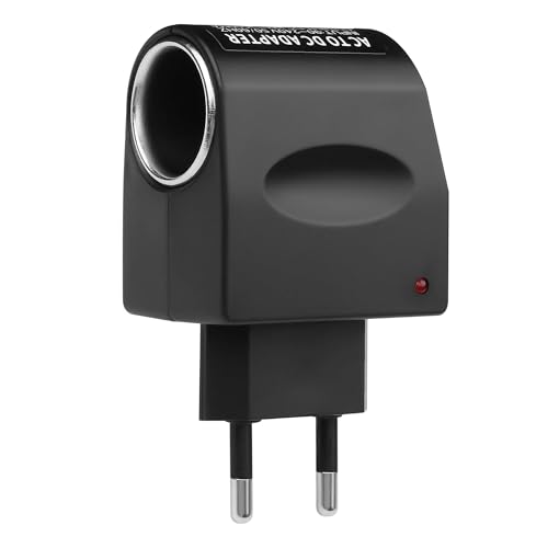 CERRXIAN Convertisseur CA vers CC, 230 V à 12 V et 500 mA, Max 6 W, Adaptateur Secteur de Voiture, Mini convertisseur de Tension, Prise UE (6W) CERRXIAN Convertisseur CA vers CC, 230 V à 12 V et 500 mA, Max 6 W, Adaptateur Secteur de Voiture, Mini convertisseur de Tension, Prise UE (6W)