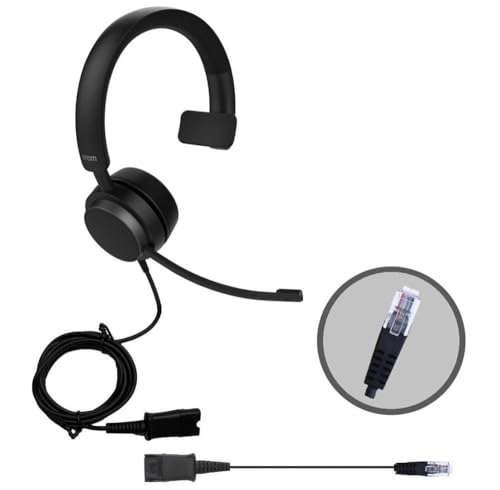 Auriculares monoaurales Snom A310M para centros de llamadas activos 7