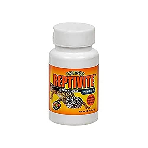 Zoo Med Reptivite without Vitamin D3 2-Ounce Black