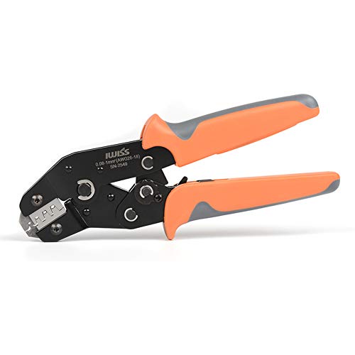 IWISS SN-2549 Crimping Tools for AWG28-18 (0.08-1.0 mm2) XH2.54/Dupont 2.54/2.8/3.0/3.96/4.8/KF2510/JST Terminal Crimper Plier