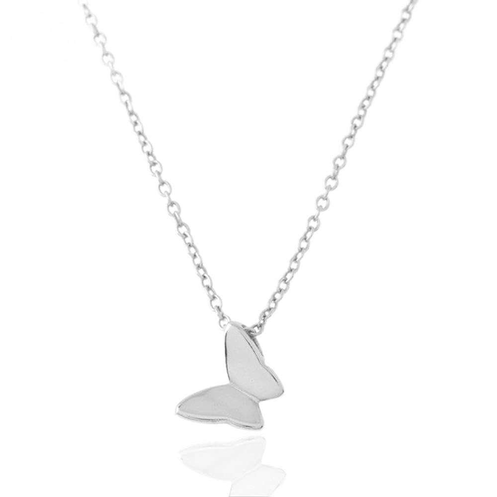 Para mujer colgante de joyería de mariposa collar de gargantilla de 18k Hecho en China