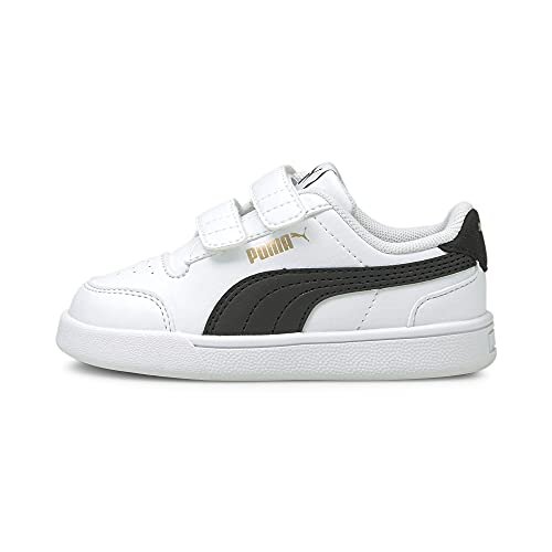 Puma 375690 Bébé Unisexe Basket, Puma White-Puma Black-Puma Team Gold, 20.5 EU Puma 375690 Bébé Unisexe Basket, Puma White-Puma Black-Puma Team Gold, 20.5 EU