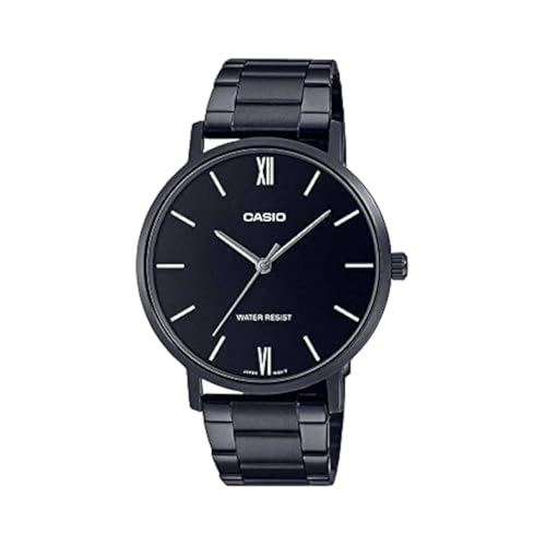 Casio Analog Black Dial Men's Watch MTP-VT01B-1BUDF