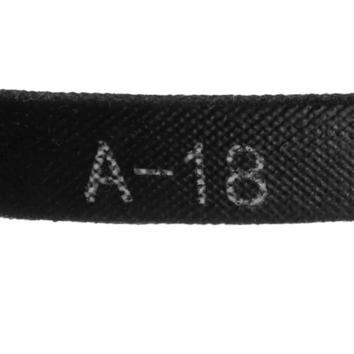 Image of uxcell 2pcs A18 or 4L200 Classic Wrapped Rubber V-Belt, 18 inch(457mm) Inside Circumference, A Profile V Belt