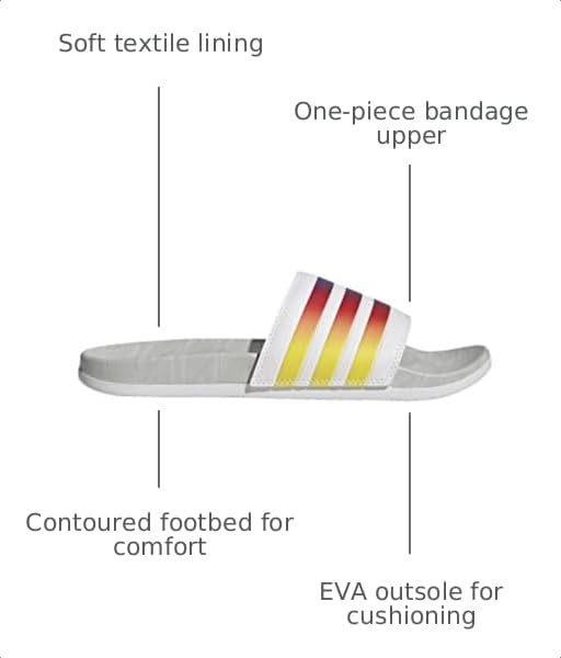 Image of adidas unisex-adult Adilette Comfort