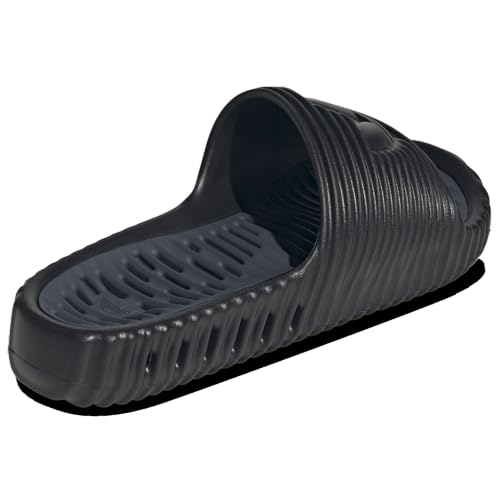 Adidas Originals Adilette 25 Slides - Men's (IH6159, Black/Black/Grey)3