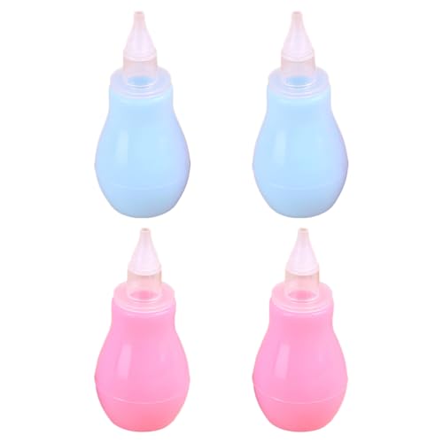 Image of ibasenice 4-Pack with Soft Spout for Cleaner and Mucus Removal Portable Congestion Relief Tool for Newborns 3.34X1.18X1.18In