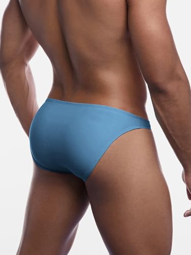 WINDAY Men's Modal Low Rise Bikini Briefs Soft Moisture Wicking Underwear4