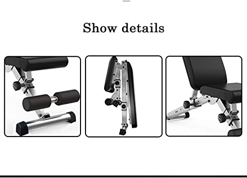 Adjustable Weight Load Training Fitness Gym Adjustable Benches, Heavy Duty Fitness Portable Folding Weight, Flat Incline Drops MultiSus Exercise Workout Bench, Home Gym Sit Up Bench Weighth - Image 6