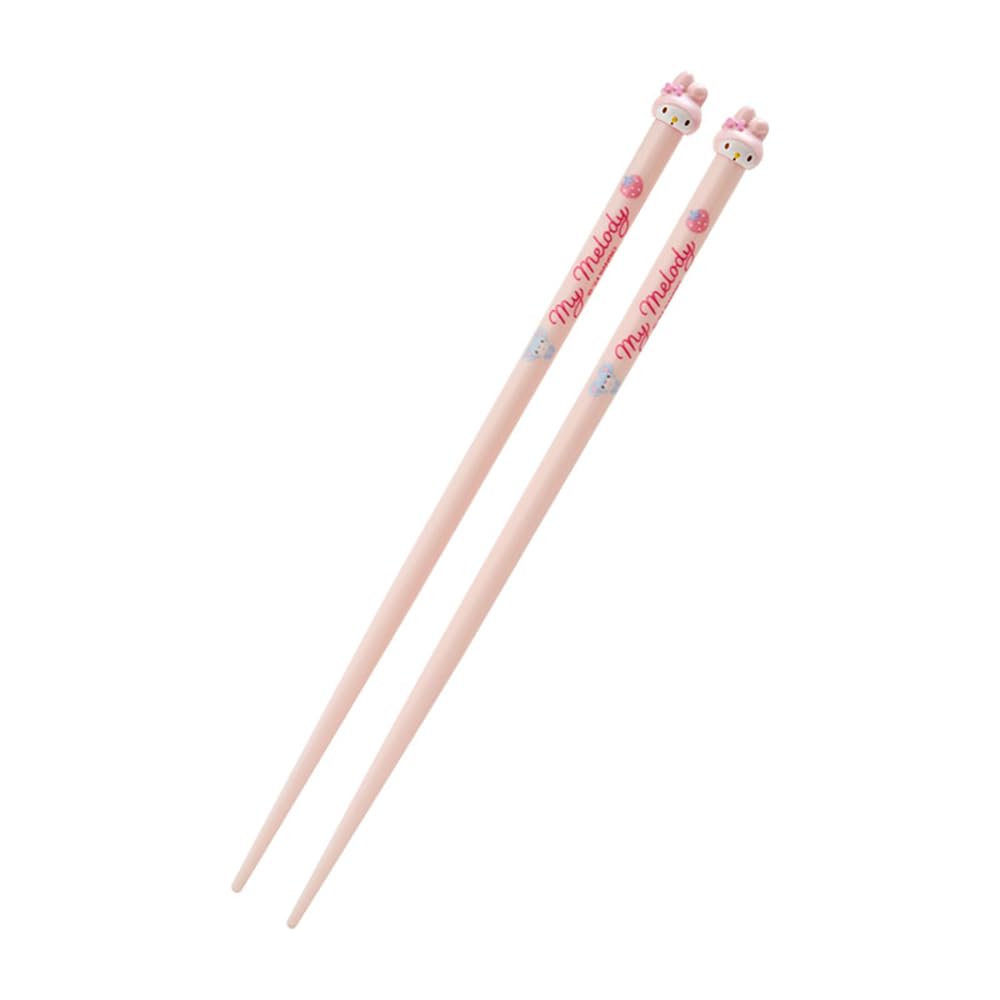 maimero　0913 Sanrio My Melody Chopsticks with Mascot, My Melody, 8.3 x