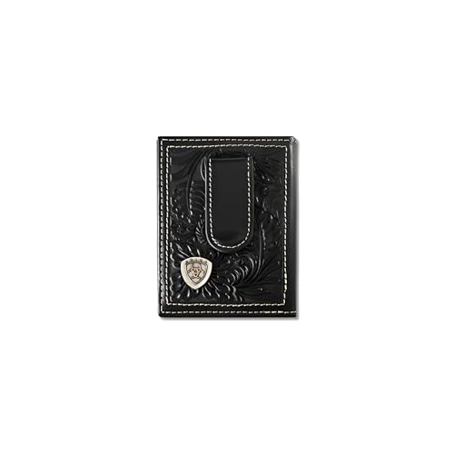Portefeuille en cuir gaufré ARIAT l'accessoire compact de l'homme actif