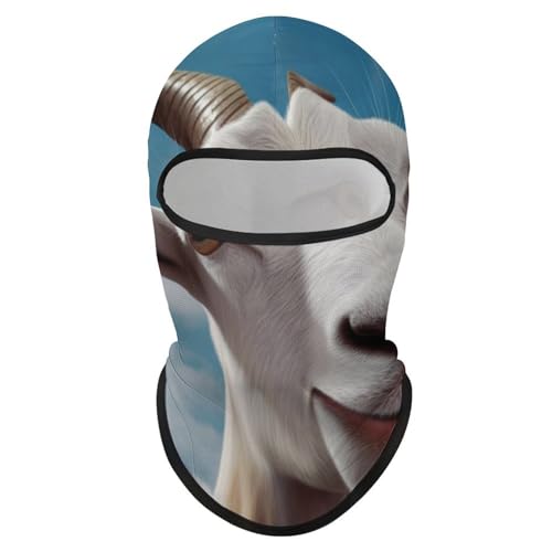 Máscara facial para cabeza completa de cabra para hombres y mujeres, protección solar transpirable, ideal para senderismo, ciclismo, correr y conducir miniatura 7