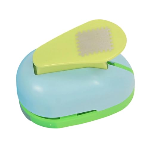 Image of UJEAVETTE Postage Stamp Punch for Office Supplies Scrapbooking Birthday Greeting Cards|Premium Craft Tool - ABS Plastic, zinc Alloy 7.4cmx4.4cmx5.2cm /2.91inchx1.73inchx2.05inch