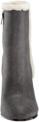 Joie Women's Lorring Shearling Ankle Boot, Black, 7.5 Medium US | Image 1