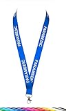 rolseley ltd® - cordino da collo con stampa paramedica, con clip in metallo, in plastica, colore: blu scuro