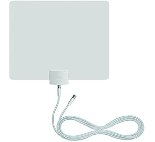 UPC 855470004139 product image for Mohu Leaf Plus Amplified Indoor TV Antenna, 60-Mile Range, UHF/VHF Multi-Directi | upcitemdb.com