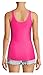 No Boundaries Juniors Scoop Neck Tank (XS-1,Pink Rose)
