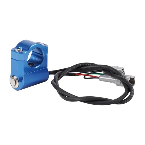 Bouton phare LED moto Segway X160 en aluminium bleu étanche