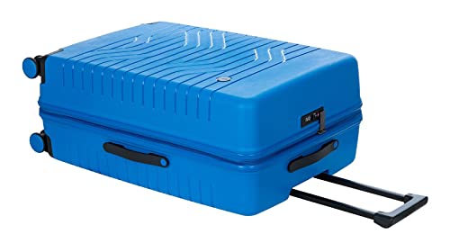 Bric's B|Y Ulisse Expandable Spinner Suitcase - 28 Inch Travel Luggage With Tsa-Approved Lock And Hard Exterior - Electric Blue #TOP7