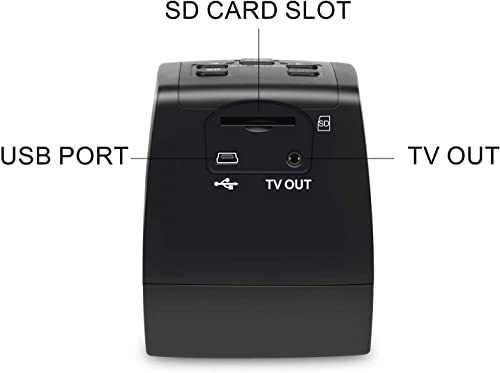 DIGITNOW DIGITNOW Film Scanner with 22MP Converts 126KPK/135/110/Super 8 Films, Slides, Negatives All in One into Digital Photos,2.4" LCD Screen, Impressive 128MB Built-in Memory