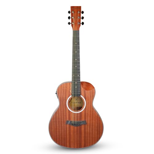 Kadence SHM03 Slowhand 38" Electro Acoustic Guitar, Brown - Image 3