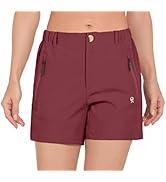 Little Donkey Andy Women's 5 Inch Quick Dry Stretch Shorts Hiking Camping Travel Golf