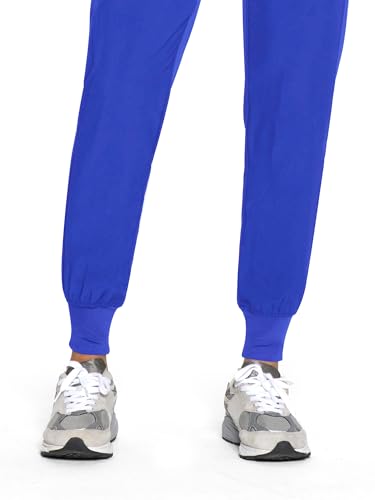 Image of COZYFIT Womens Scrub Pants - Soft Stretch Yoga Style with 5 Pockets, Slim Fit Jogger Scrubs Pants for Women