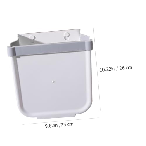Caneca de basura plegable blanca para pared MAGICLULU miniatura 2