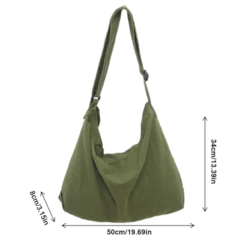 Versatile crossbody bag for men and women, versatile student canvas bag, suitable for shopping, class, shoulder bag2