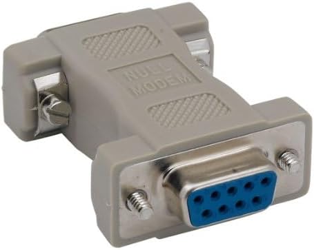 Cable Leader Adaptador de módem nulo DB9 a DB9 (F/F)