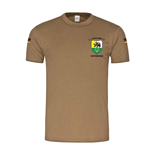 T-shirt BW Tropen 2 PzGrenBtl 12 vert Medium de qualité militaire