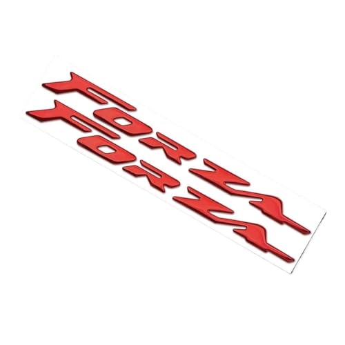 Etiqueta Engomada De La Insignia Del Emblema De Forza 3D Para Honda FORZA 125 300 Logo Marca Símbolo Carenado Lateral Horizonte (Color : Red, Size : Normalcy)
