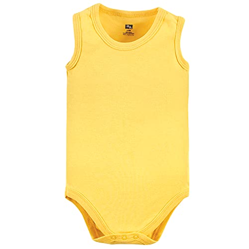 Image of Hudson Baby Unisex Baby Cotton Sleeveless Bodysuits